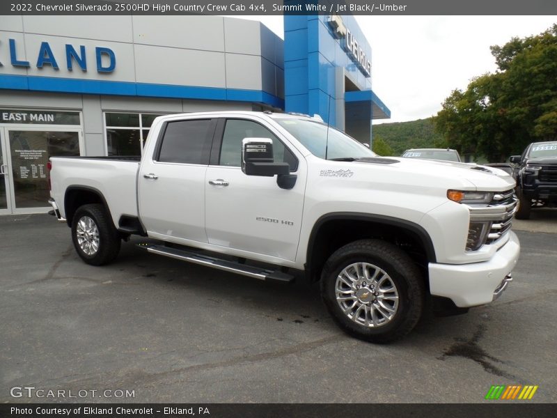 Summit White / Jet Black/­Umber 2022 Chevrolet Silverado 2500HD High Country Crew Cab 4x4