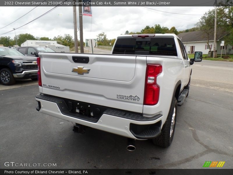 Summit White / Jet Black/­Umber 2022 Chevrolet Silverado 2500HD High Country Crew Cab 4x4