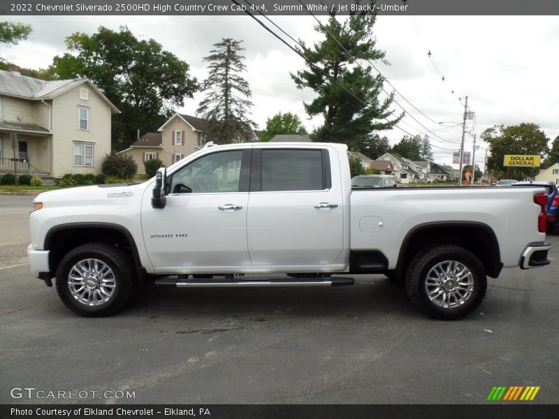 Summit White / Jet Black/­Umber 2022 Chevrolet Silverado 2500HD High Country Crew Cab 4x4