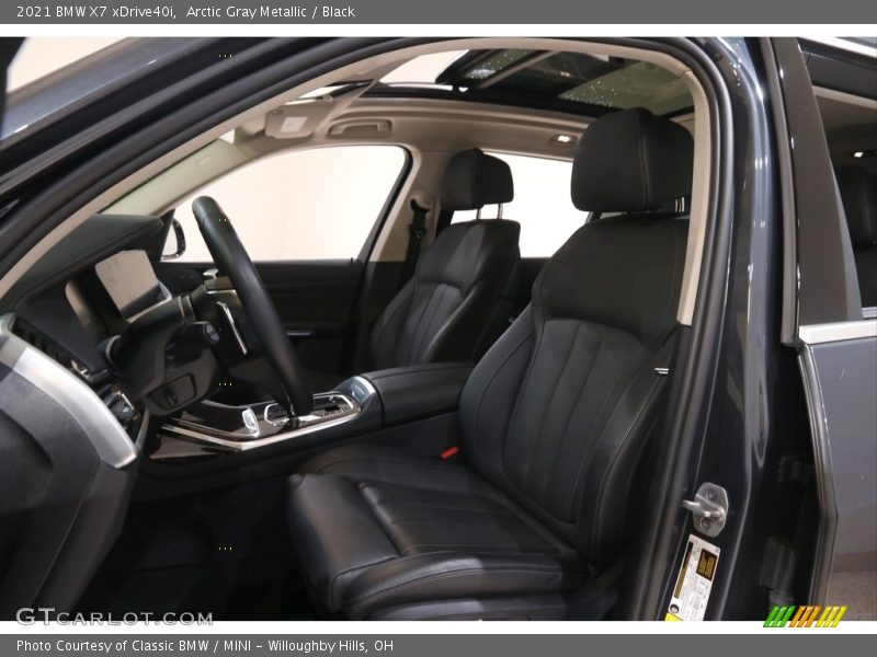 Front Seat of 2021 X7 xDrive40i