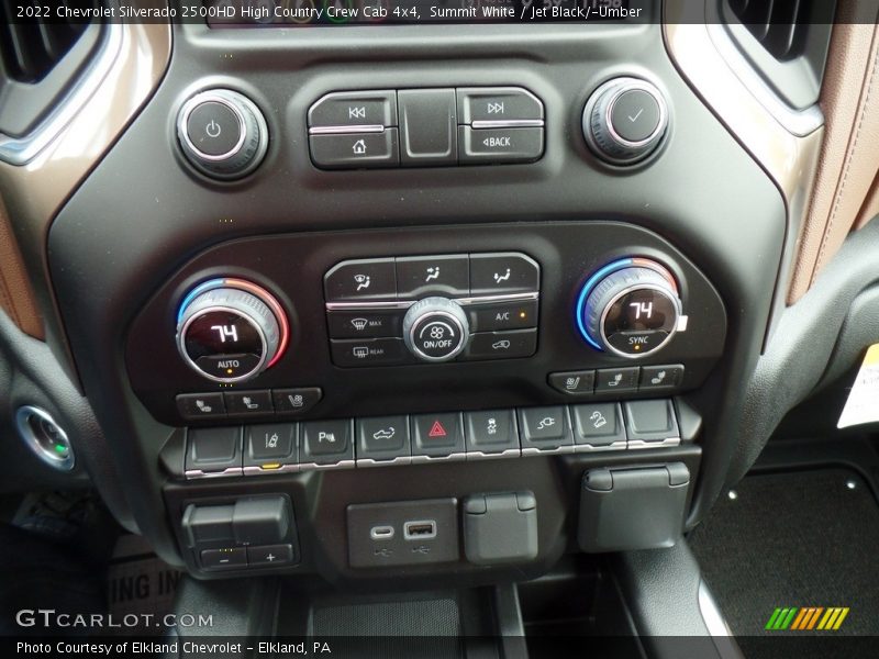 Summit White / Jet Black/­Umber 2022 Chevrolet Silverado 2500HD High Country Crew Cab 4x4