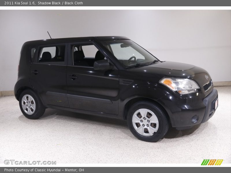 Shadow Black / Black Cloth 2011 Kia Soul 1.6