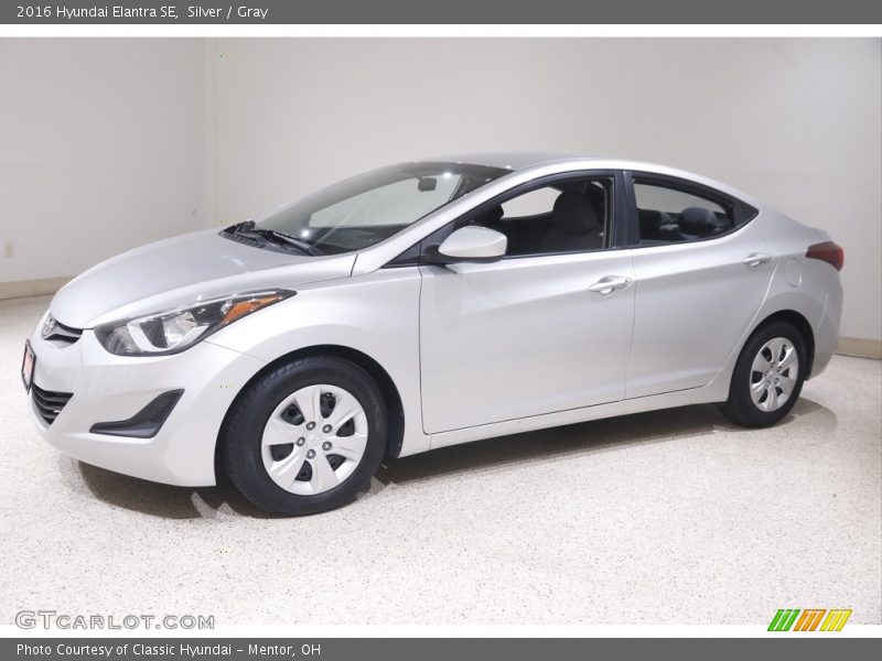 Silver / Gray 2016 Hyundai Elantra SE