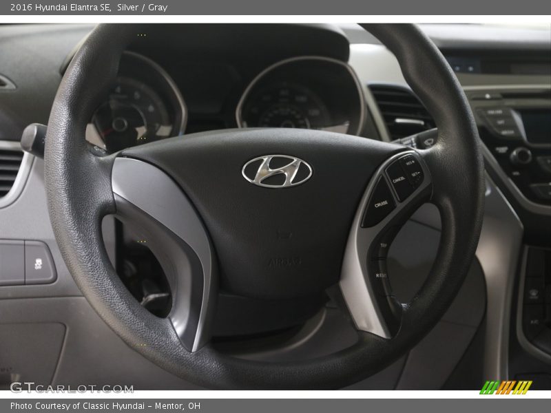 Silver / Gray 2016 Hyundai Elantra SE