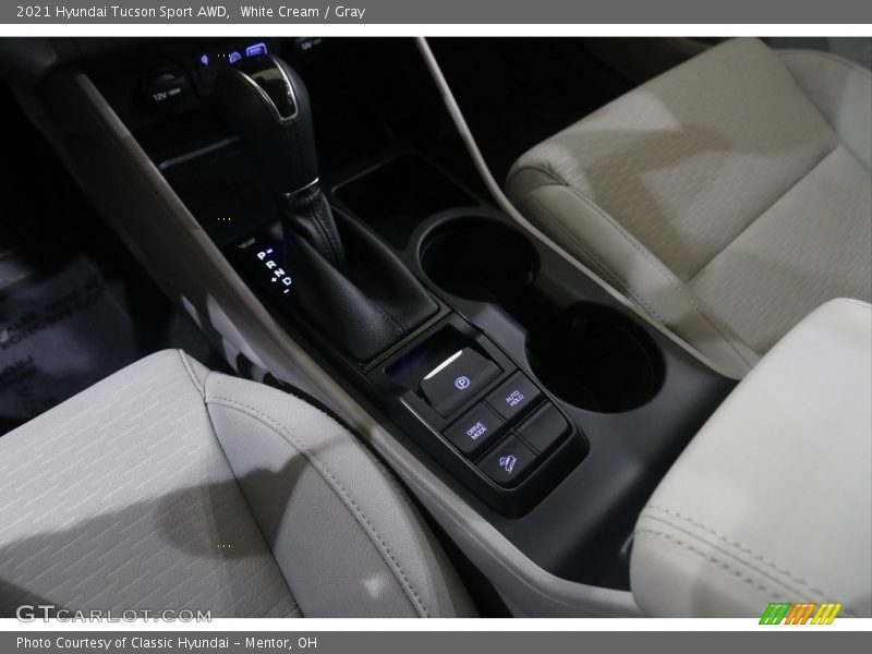 White Cream / Gray 2021 Hyundai Tucson Sport AWD