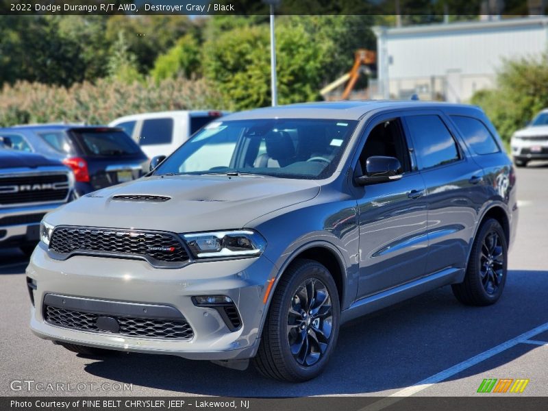 Destroyer Gray / Black 2022 Dodge Durango R/T AWD