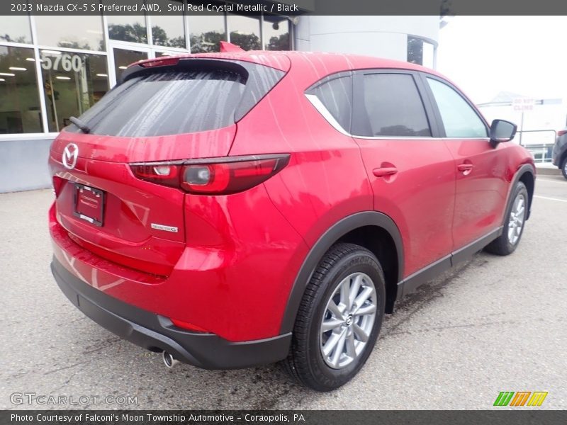 Soul Red Crystal Metallic / Black 2023 Mazda CX-5 S Preferred AWD
