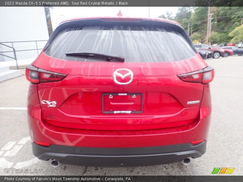 Soul Red Crystal Metallic / Black 2023 Mazda CX-5 S Preferred AWD