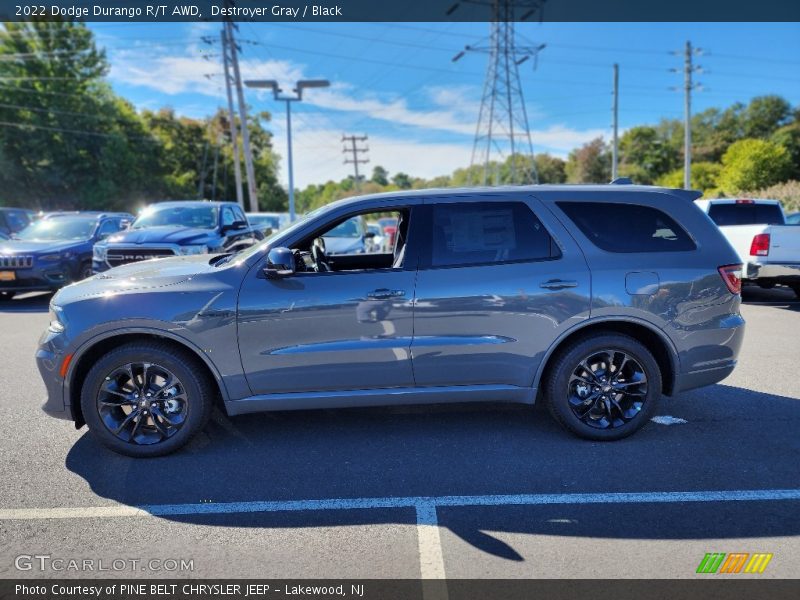 Destroyer Gray / Black 2022 Dodge Durango R/T AWD