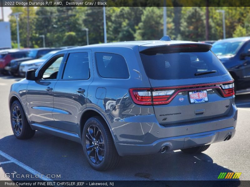 Destroyer Gray / Black 2022 Dodge Durango R/T AWD