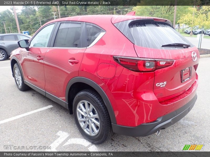 Soul Red Crystal Metallic / Black 2023 Mazda CX-5 S Preferred AWD
