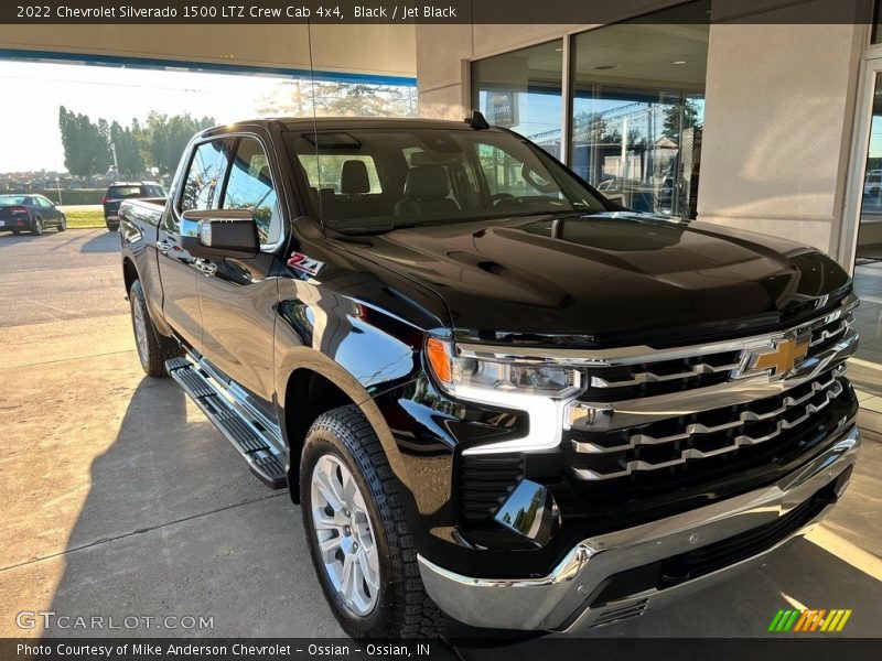Black / Jet Black 2022 Chevrolet Silverado 1500 LTZ Crew Cab 4x4