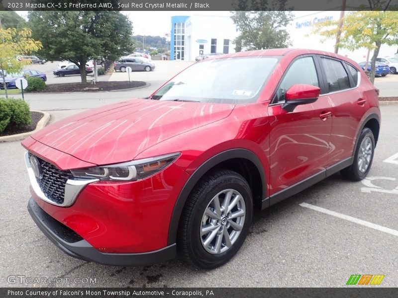 Soul Red Crystal Metallic / Black 2023 Mazda CX-5 S Preferred AWD
