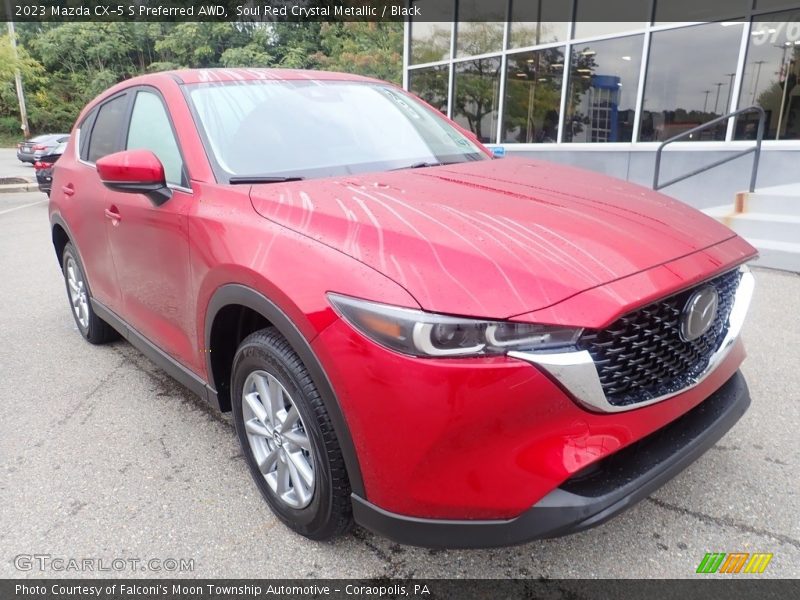 Soul Red Crystal Metallic / Black 2023 Mazda CX-5 S Preferred AWD