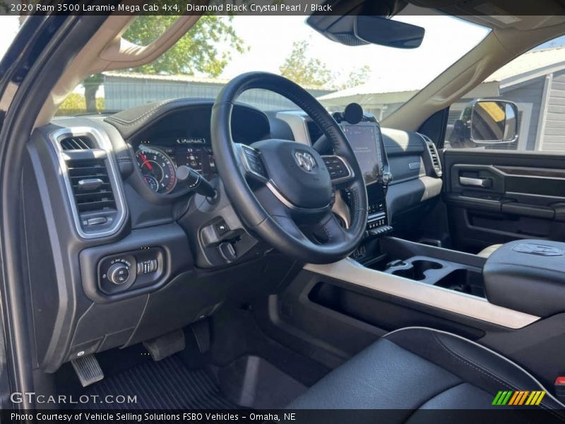 Diamond Black Crystal Pearl / Black 2020 Ram 3500 Laramie Mega Cab 4x4