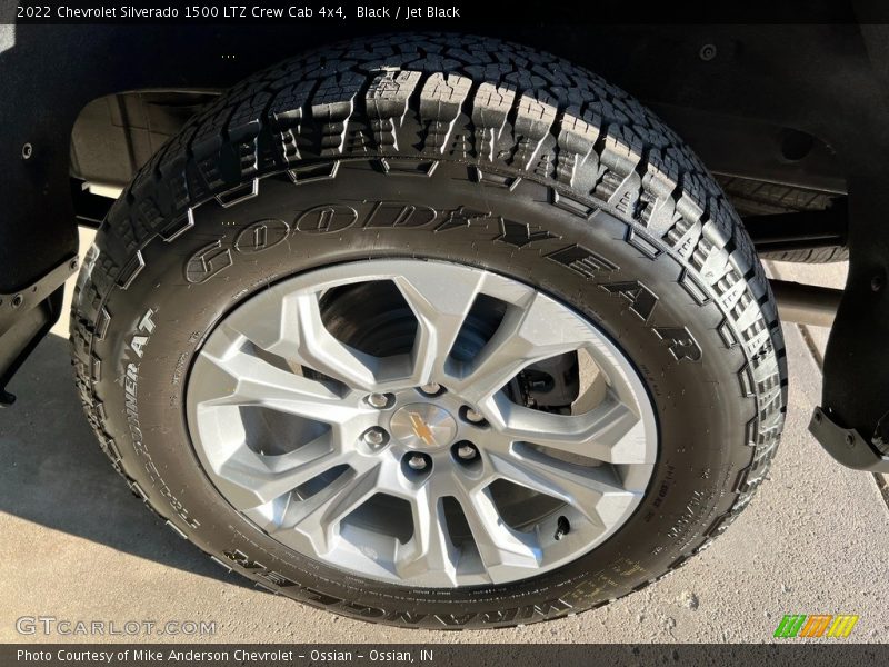 Black / Jet Black 2022 Chevrolet Silverado 1500 LTZ Crew Cab 4x4