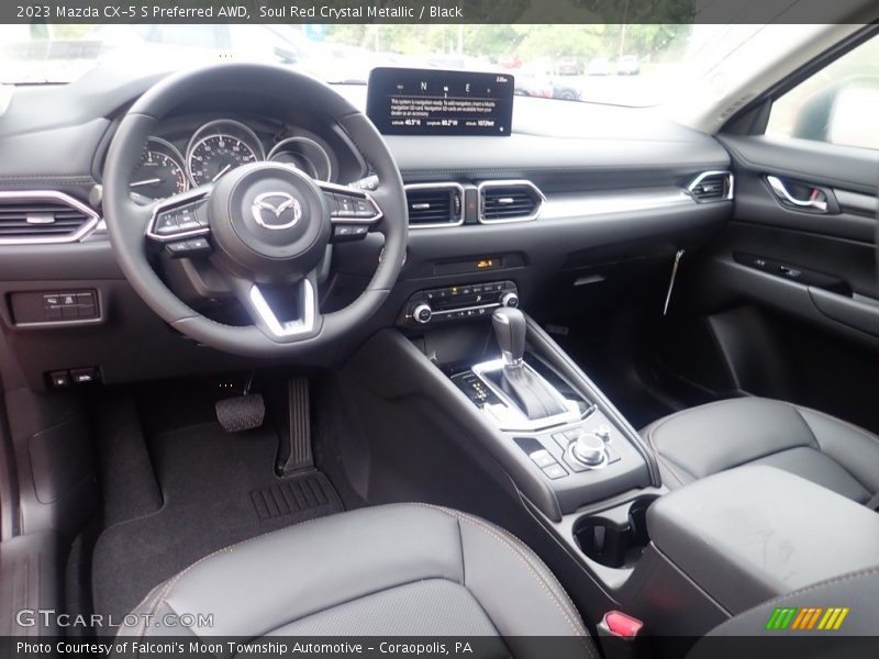 Soul Red Crystal Metallic / Black 2023 Mazda CX-5 S Preferred AWD