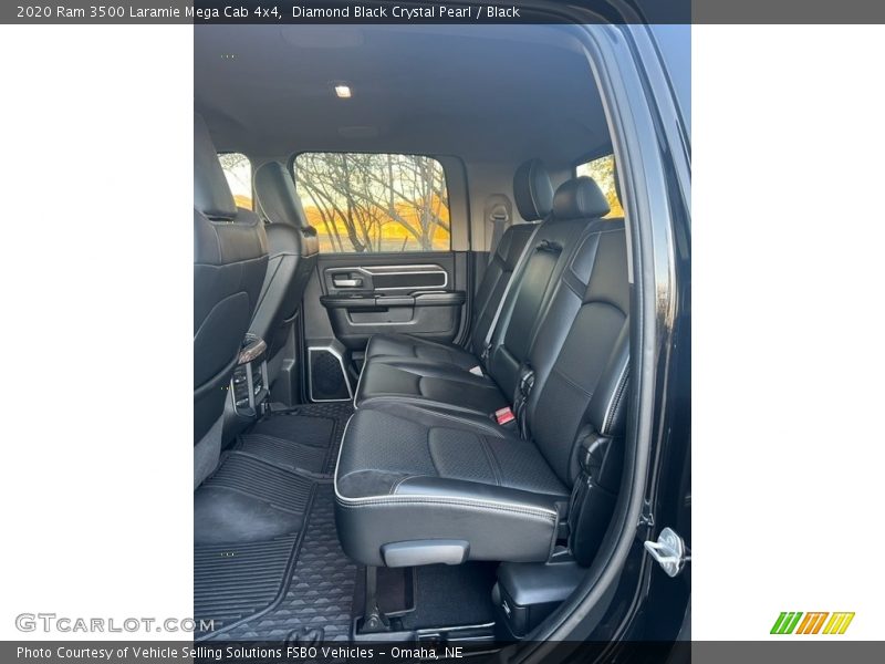 Diamond Black Crystal Pearl / Black 2020 Ram 3500 Laramie Mega Cab 4x4