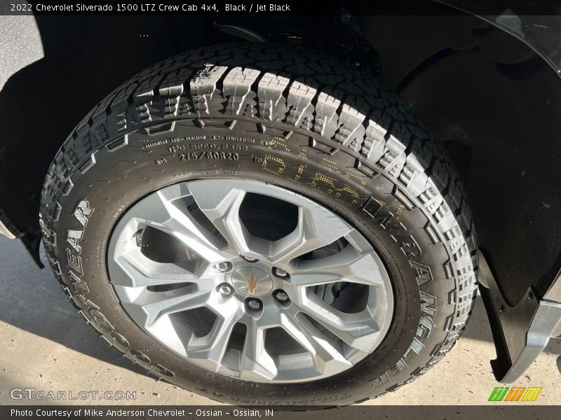 Black / Jet Black 2022 Chevrolet Silverado 1500 LTZ Crew Cab 4x4