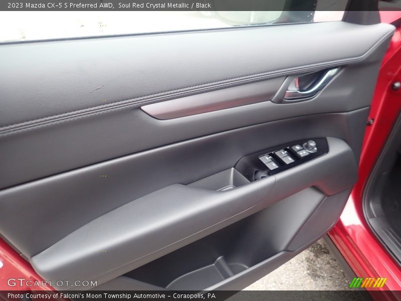 Soul Red Crystal Metallic / Black 2023 Mazda CX-5 S Preferred AWD