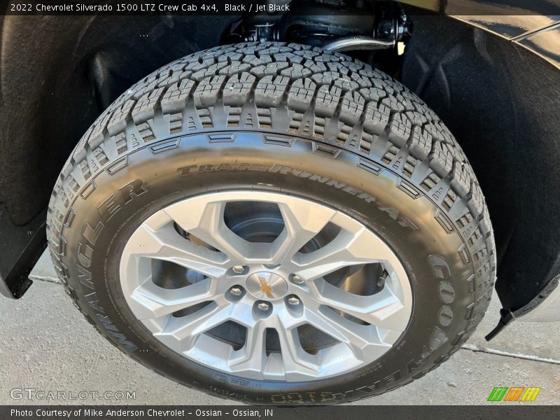 Black / Jet Black 2022 Chevrolet Silverado 1500 LTZ Crew Cab 4x4