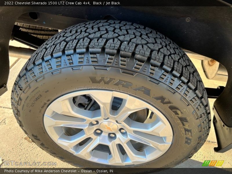Black / Jet Black 2022 Chevrolet Silverado 1500 LTZ Crew Cab 4x4