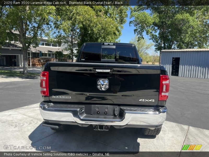 Diamond Black Crystal Pearl / Black 2020 Ram 3500 Laramie Mega Cab 4x4