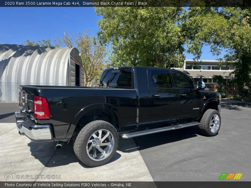 Diamond Black Crystal Pearl / Black 2020 Ram 3500 Laramie Mega Cab 4x4