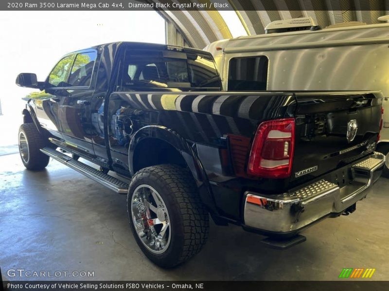 Diamond Black Crystal Pearl / Black 2020 Ram 3500 Laramie Mega Cab 4x4