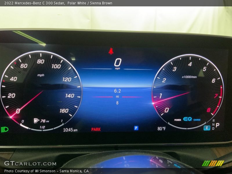 Polar White / Sienna Brown 2022 Mercedes-Benz C 300 Sedan