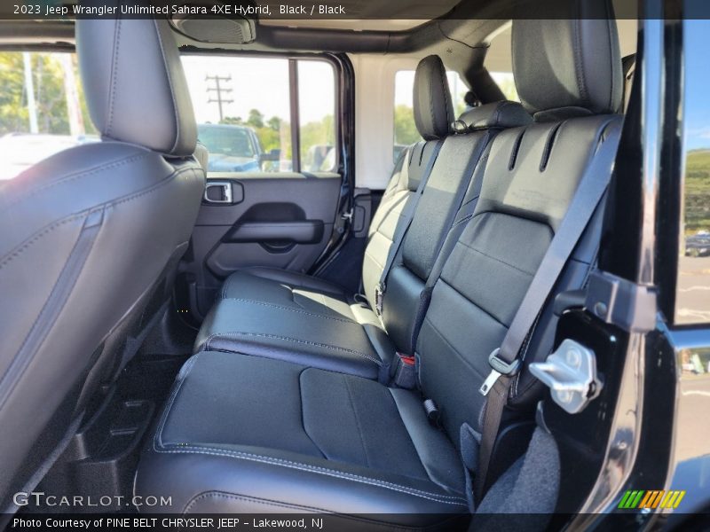 Black / Black 2023 Jeep Wrangler Unlimited Sahara 4XE Hybrid
