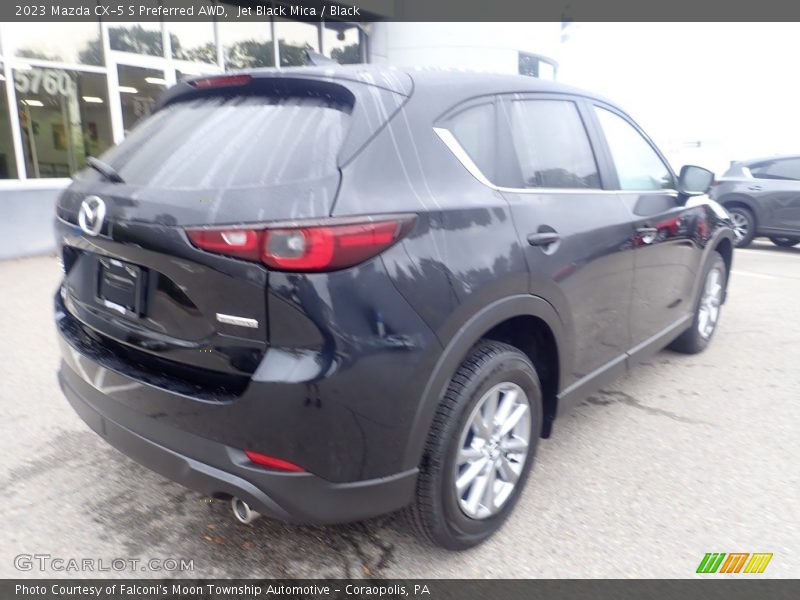 Jet Black Mica / Black 2023 Mazda CX-5 S Preferred AWD