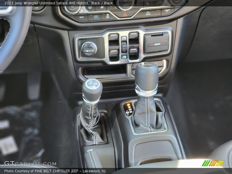 Black / Black 2023 Jeep Wrangler Unlimited Sahara 4XE Hybrid
