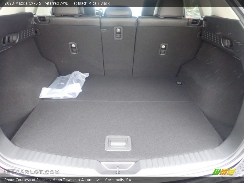 Jet Black Mica / Black 2023 Mazda CX-5 S Preferred AWD