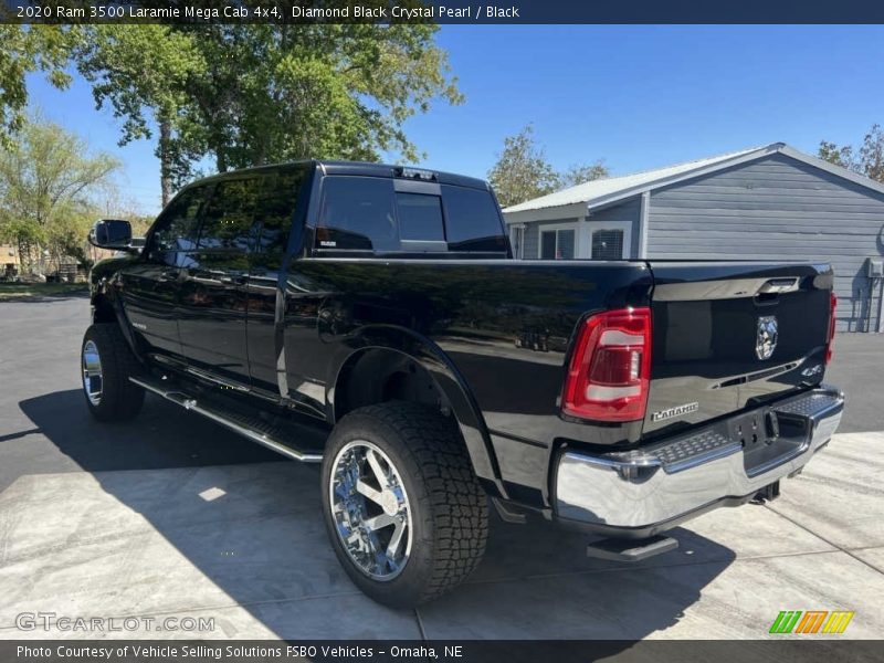 Diamond Black Crystal Pearl / Black 2020 Ram 3500 Laramie Mega Cab 4x4
