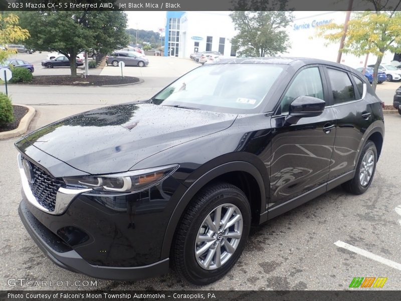 Jet Black Mica / Black 2023 Mazda CX-5 S Preferred AWD
