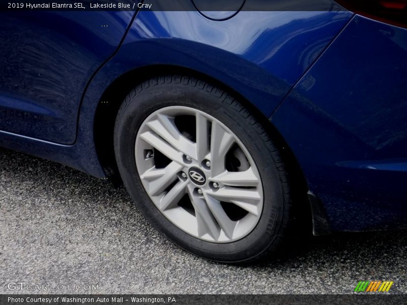 Lakeside Blue / Gray 2019 Hyundai Elantra SEL