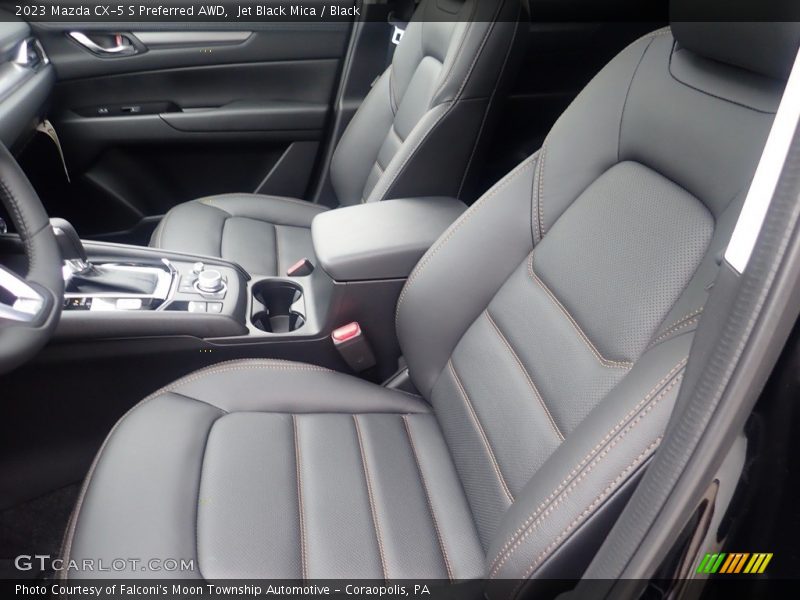 Jet Black Mica / Black 2023 Mazda CX-5 S Preferred AWD