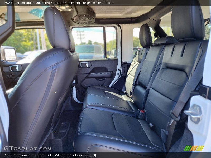 Bright White / Black 2023 Jeep Wrangler Unlimited Sahara 4XE Hybrid