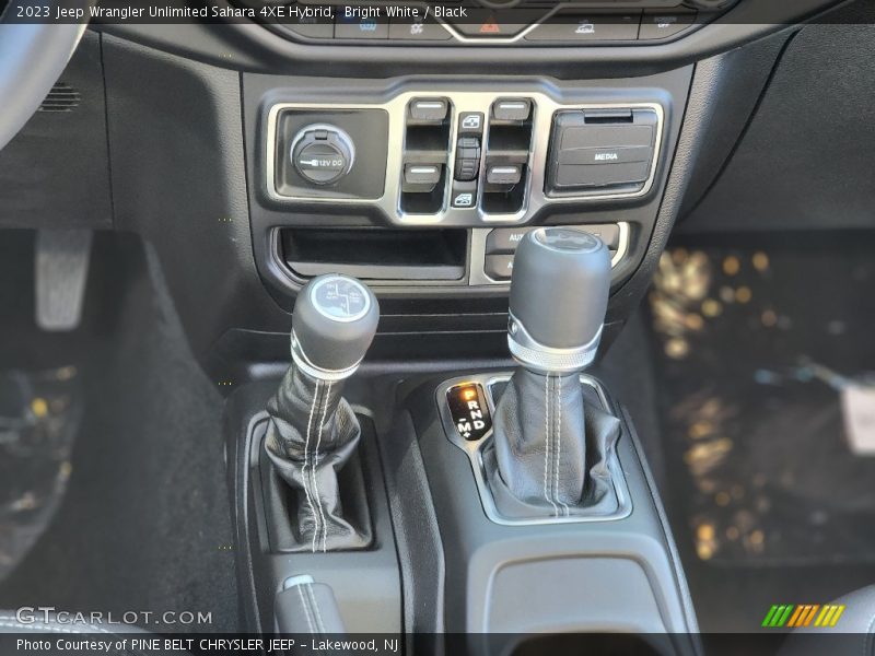 Bright White / Black 2023 Jeep Wrangler Unlimited Sahara 4XE Hybrid