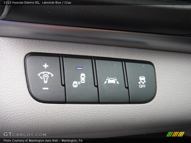 Lakeside Blue / Gray 2019 Hyundai Elantra SEL