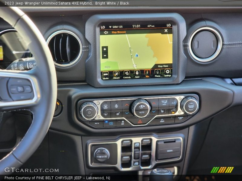 Bright White / Black 2023 Jeep Wrangler Unlimited Sahara 4XE Hybrid