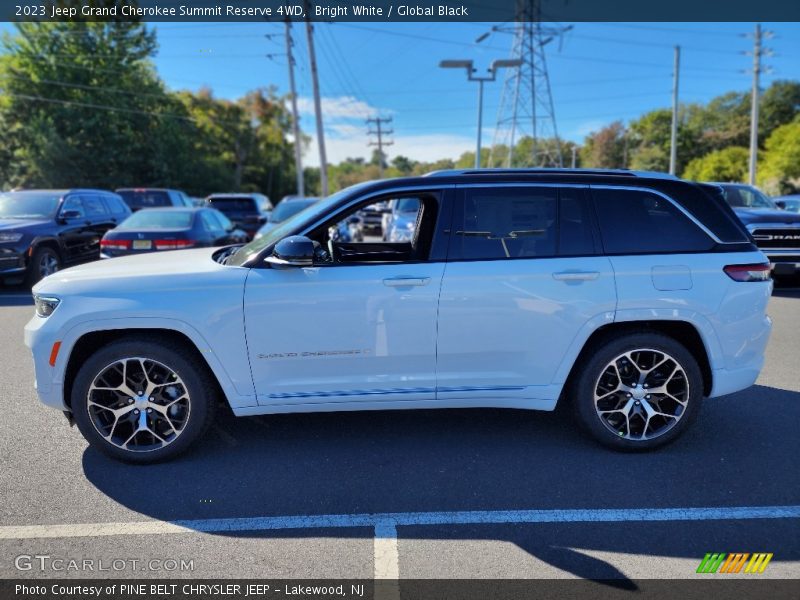 Bright White / Global Black 2023 Jeep Grand Cherokee Summit Reserve 4WD