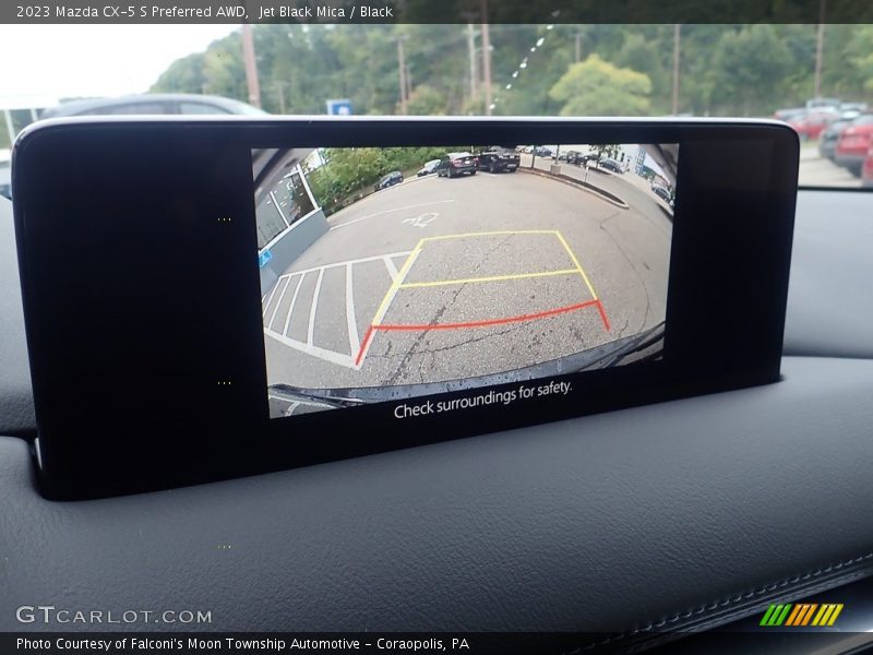 Jet Black Mica / Black 2023 Mazda CX-5 S Preferred AWD