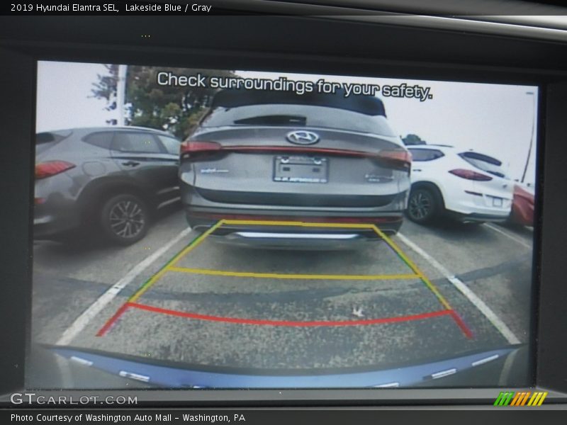 Lakeside Blue / Gray 2019 Hyundai Elantra SEL