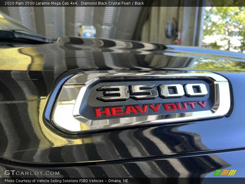 Diamond Black Crystal Pearl / Black 2020 Ram 3500 Laramie Mega Cab 4x4