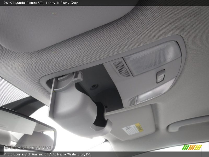 Lakeside Blue / Gray 2019 Hyundai Elantra SEL