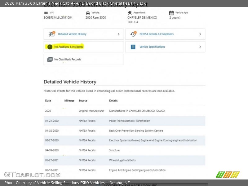 Diamond Black Crystal Pearl / Black 2020 Ram 3500 Laramie Mega Cab 4x4