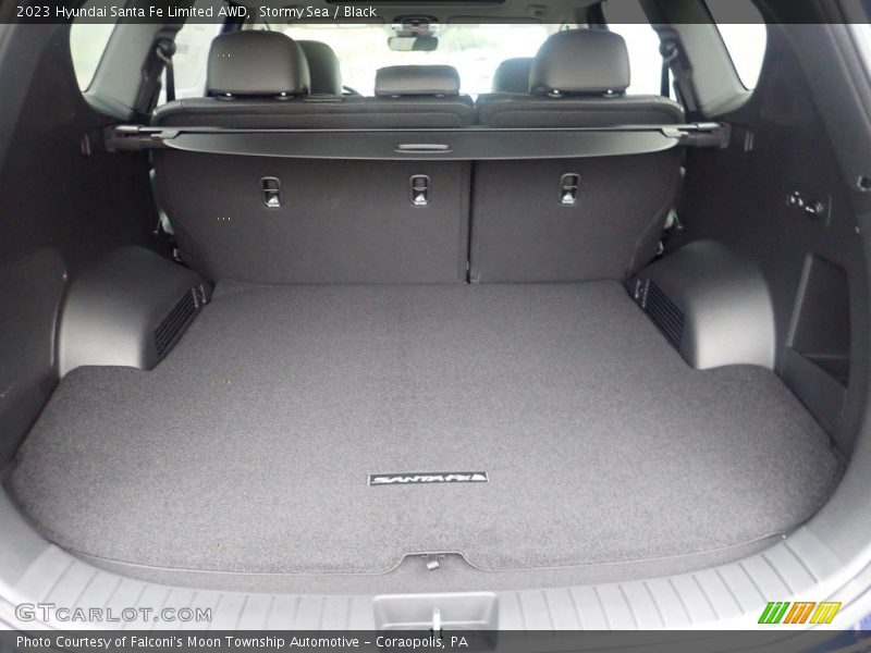 Stormy Sea / Black 2023 Hyundai Santa Fe Limited AWD