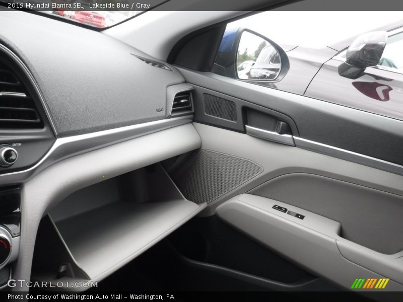 Lakeside Blue / Gray 2019 Hyundai Elantra SEL